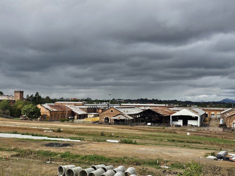 Former Ipswich Railway Workshops site, October 2026