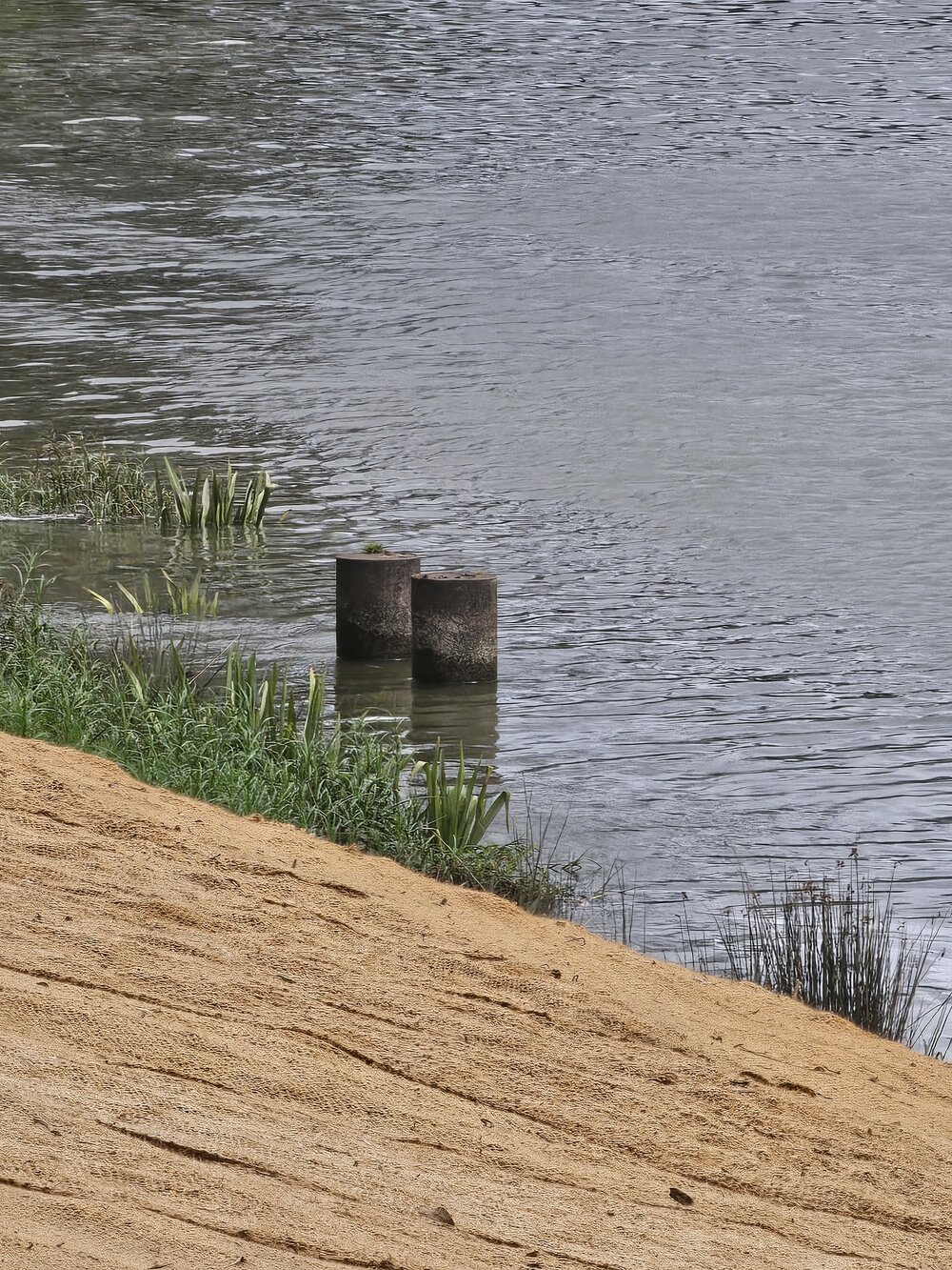Former Bremer Mills site - pylons, 2026