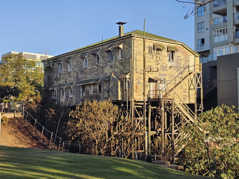 Commercial Hotel, after the grass fire, September 2026