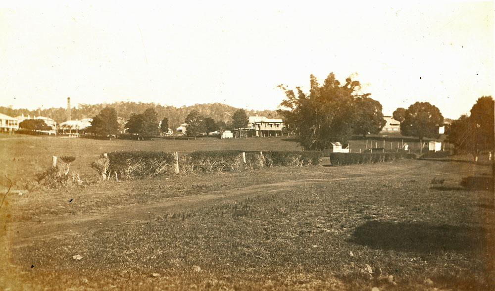 Looking from South Station Road towards Booval, Ipswich, early 1920s