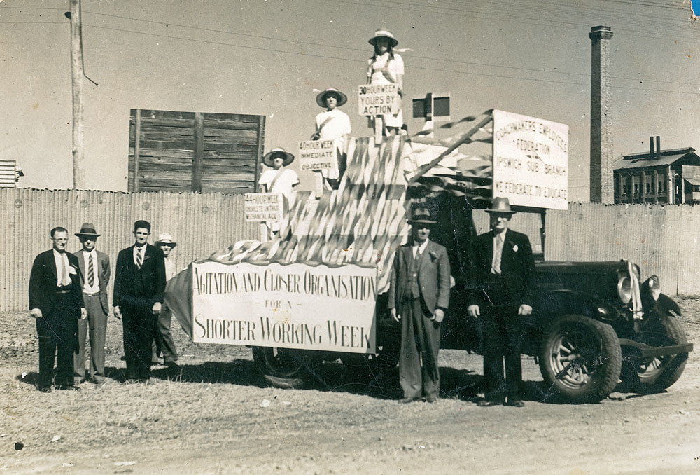 May Day Procession float for Coachmakers Employees Federation, Ipswich, 1939