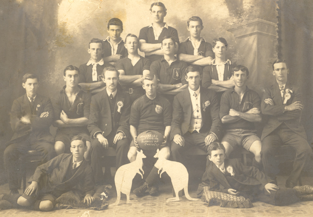 Wallabies Rugby League Football Club, Ipswich, 1914