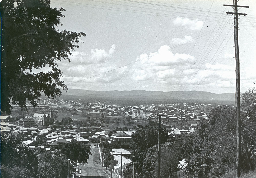 Murphy Street from Denmark Hill, Ipswich, 1940s