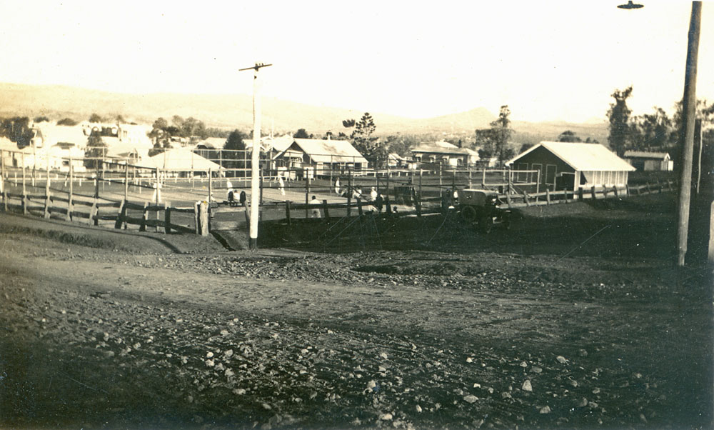 Thought to be tennis courts on Glebe Road, Silkstone, Ipswich, 1920s