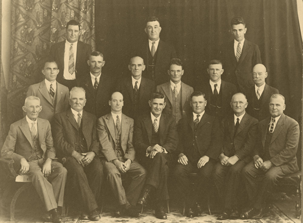 Moreton Shire Council group, Ipswich, 1934