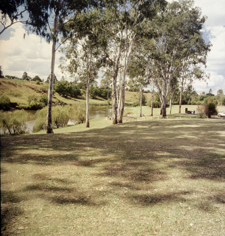 Thought to be Colleges Crossing, park area, Chuwar, Ipswich, 1991