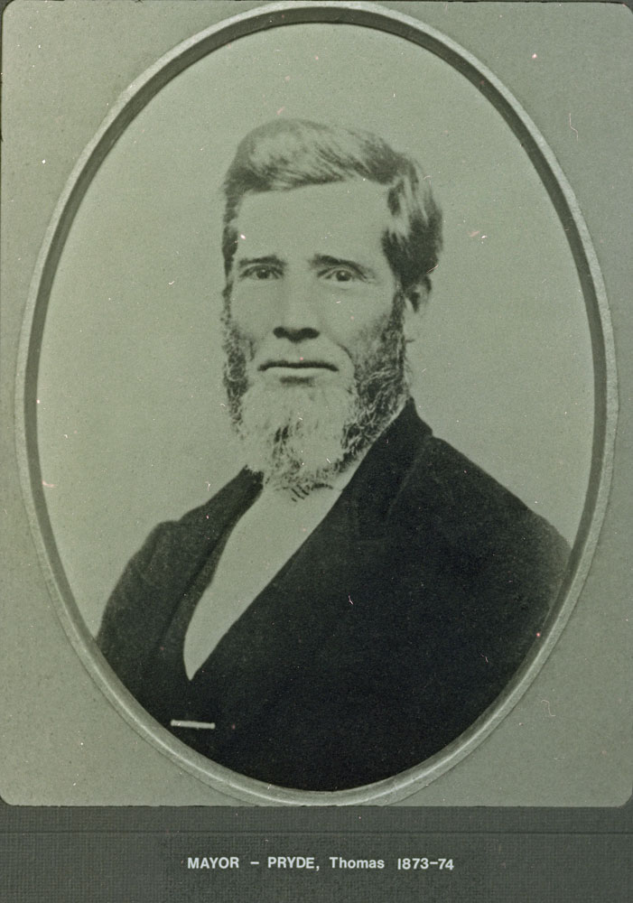 Thomas Campbell Pryde, Mayor of Ipswich in 1873 - 1874, Ipswich, n.d.