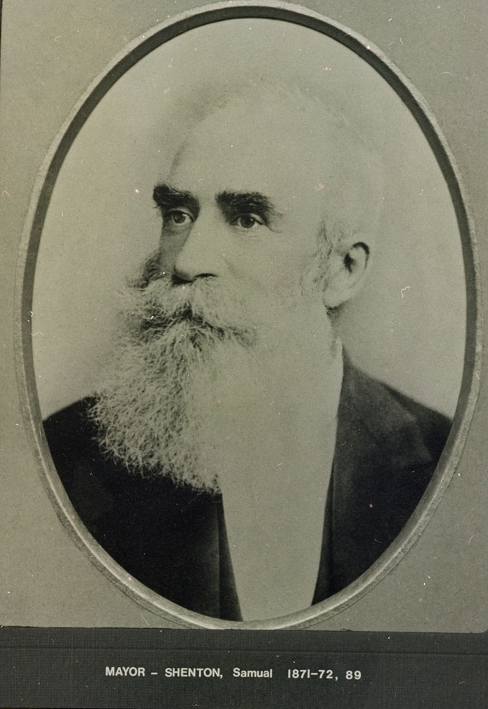Samuel Shenton, Mayor of Ipswich in 1871-1872, 1889, Ipswich, n.d.