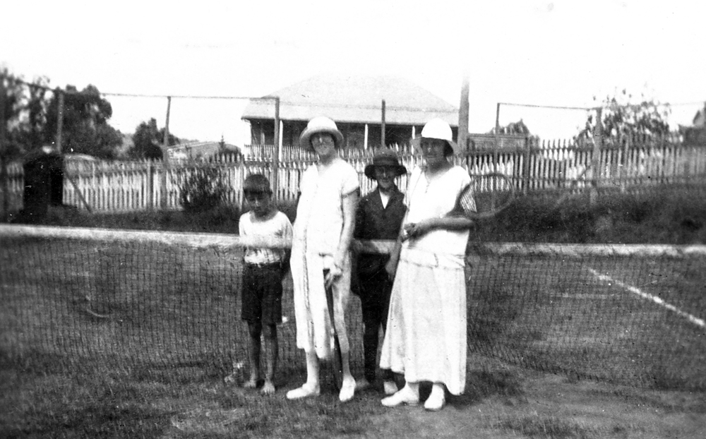 Tennis courts in Marburg, Ipswich, 1920s