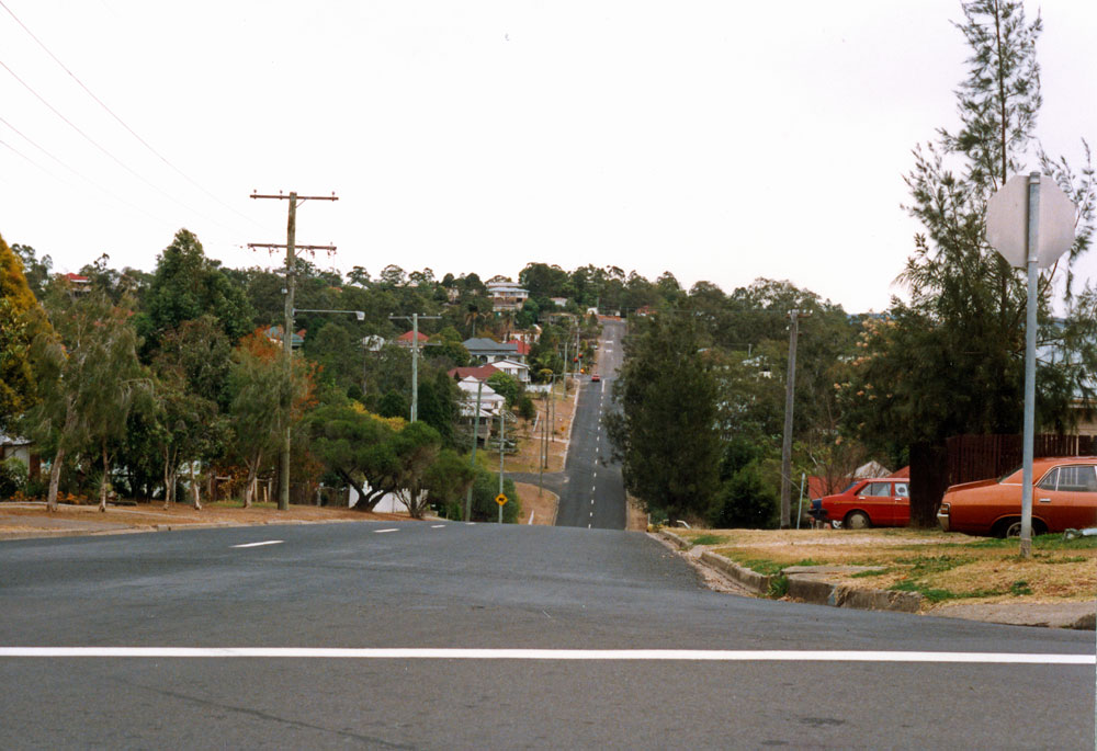 Macrae Street streetscape, Woodend, Ipswich, 1991