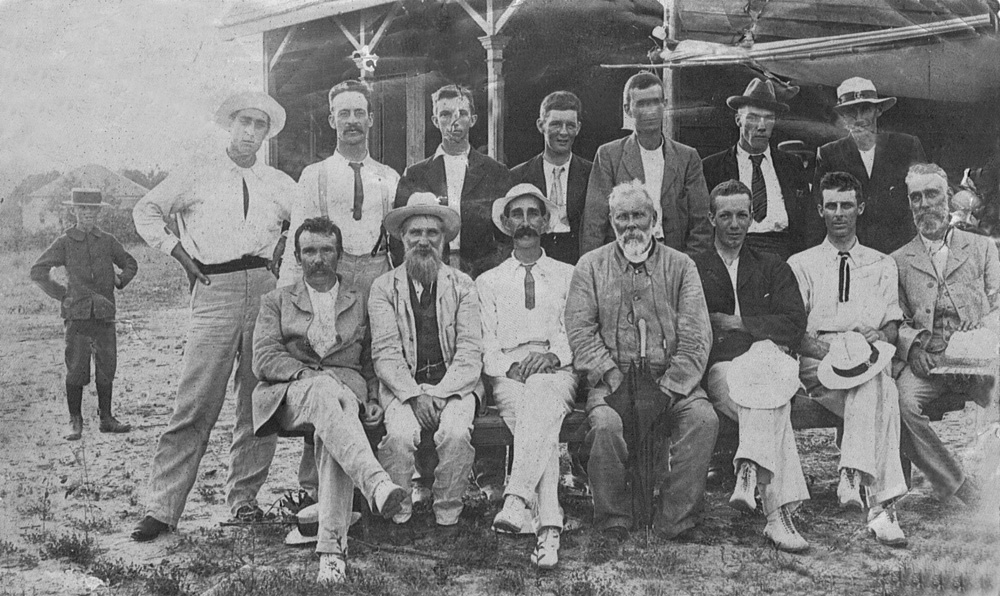 Group of men, Ipswich,  1920s