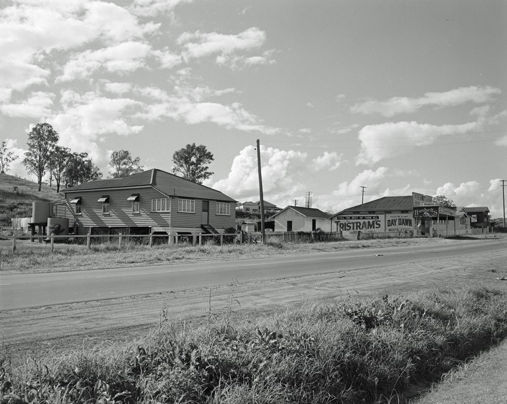 W. Perrett &amp; Son General Storekeepers, Brisbane Road, Bundamba, Ipswich, 1958