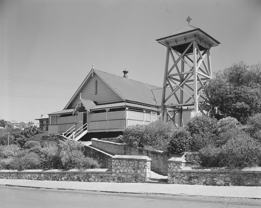 St Paul's Anglican Church Hall, corner Limestone and Nicholas Street, Ipswich, 1958