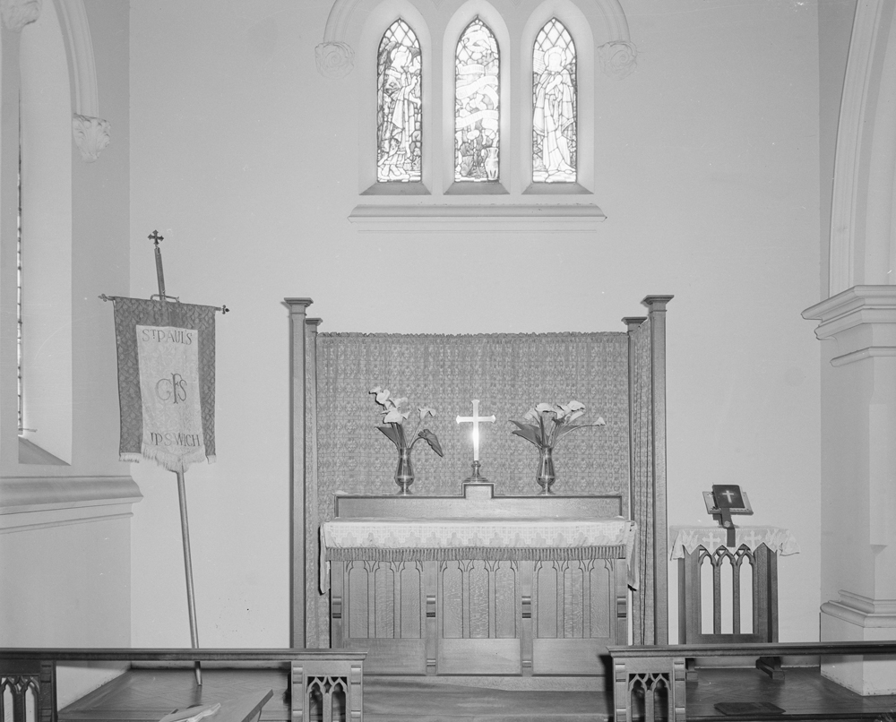 St Paul's Anglican Church, Lady's Chapel, corner Nicholas and Brisbane Streets, Ipswich, 1958
