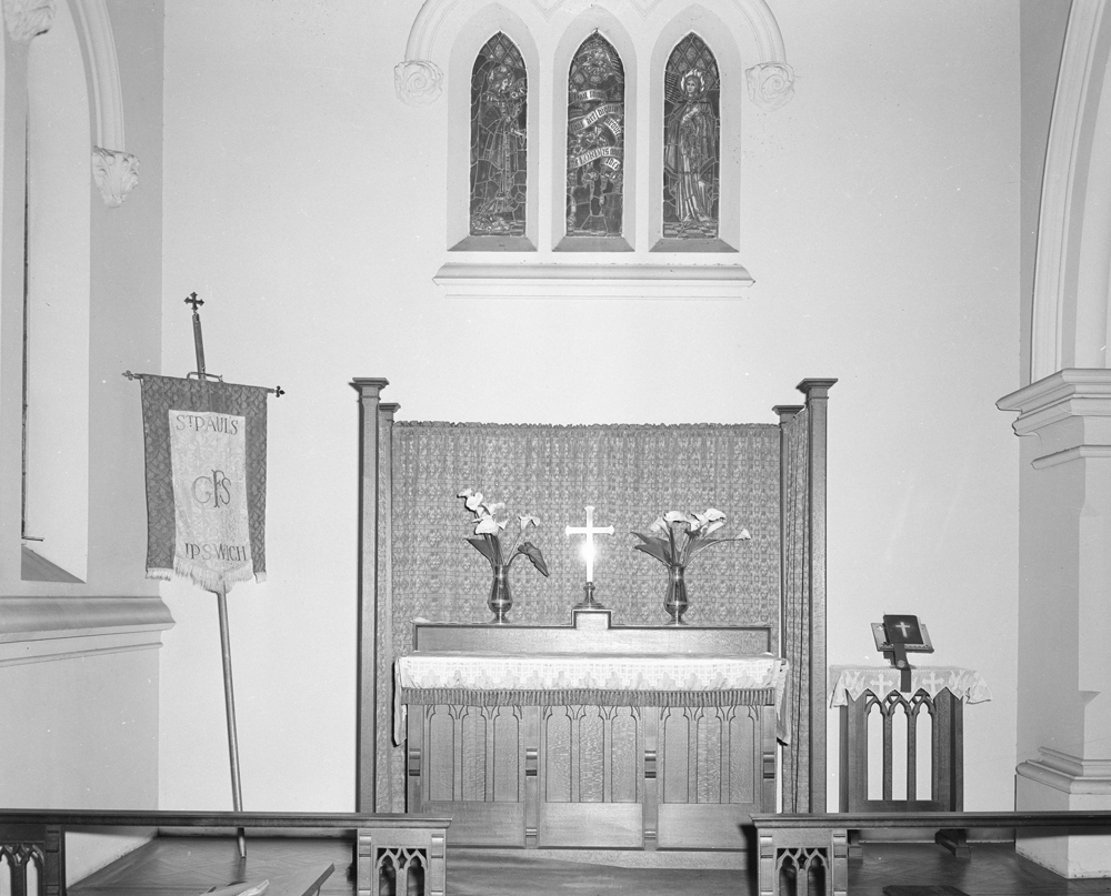 St Pauls Anglican Church, Lady's Chapel, corner Nicholas and Brisbane Streets, Ipswich, 1958
