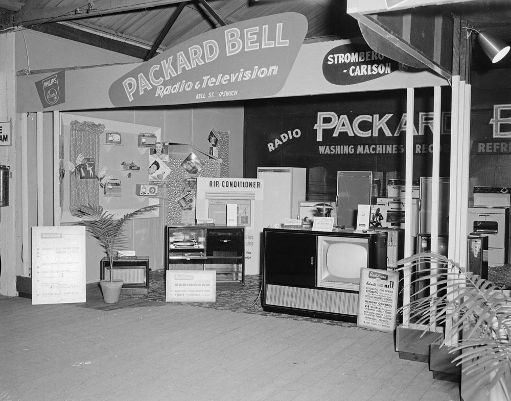 Packard Bell Radio and&amp;Television display, Ipswich Show, Ipswich, 1958-1960