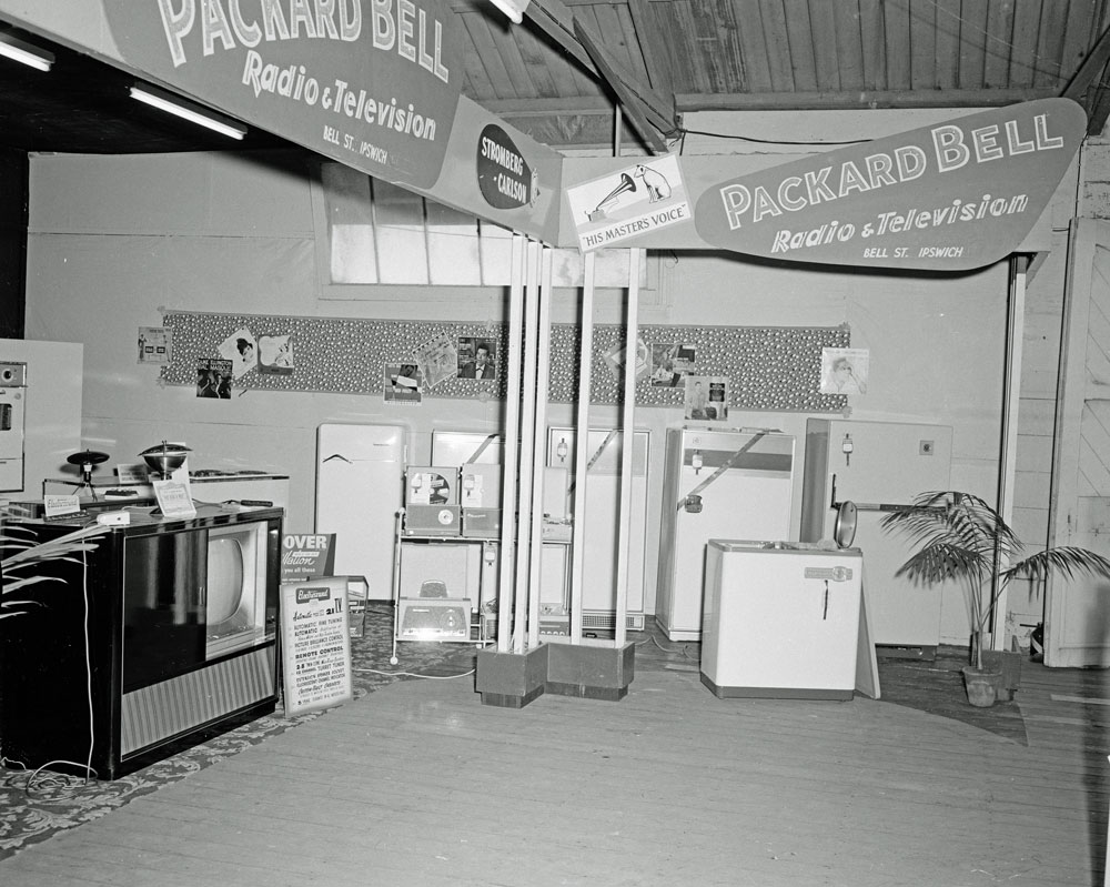 Packard Bell Radio &amp; Television display, Ipswich Show, Ipswich, 1958-1960