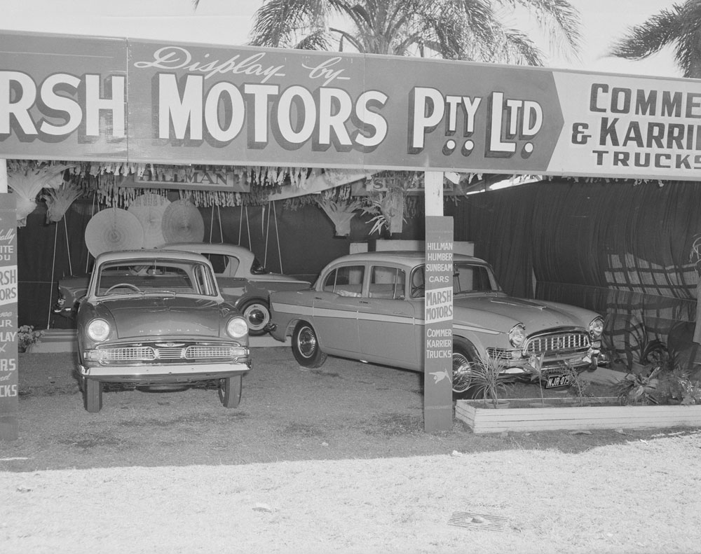 Marsh Motors display, Ipswich Show, Ipswich, 1958-60