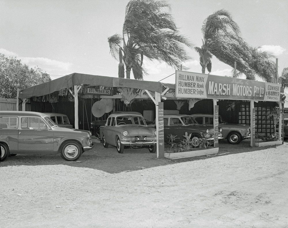 Marsh Motors display, Ipswich Show, Ipswich, 1958-60