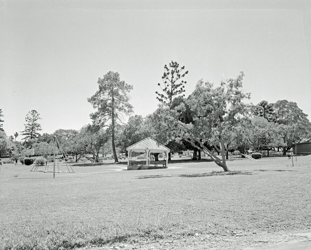 Queens Park band rotunda, Ipswich, 1959