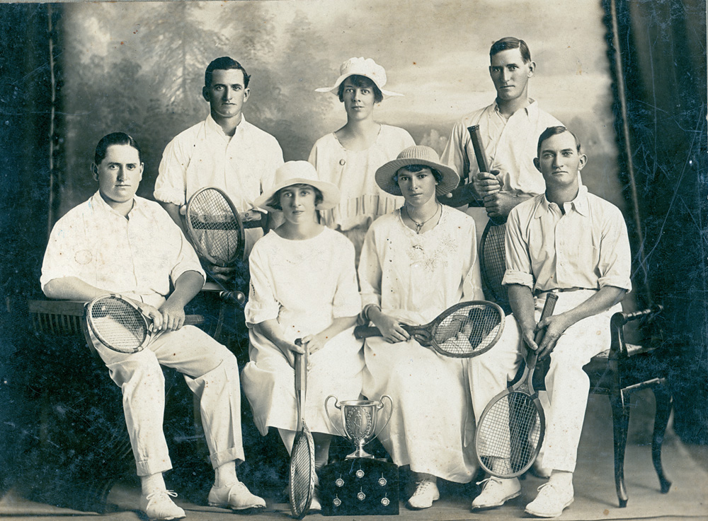 Hastings family tennis club, c.1920s