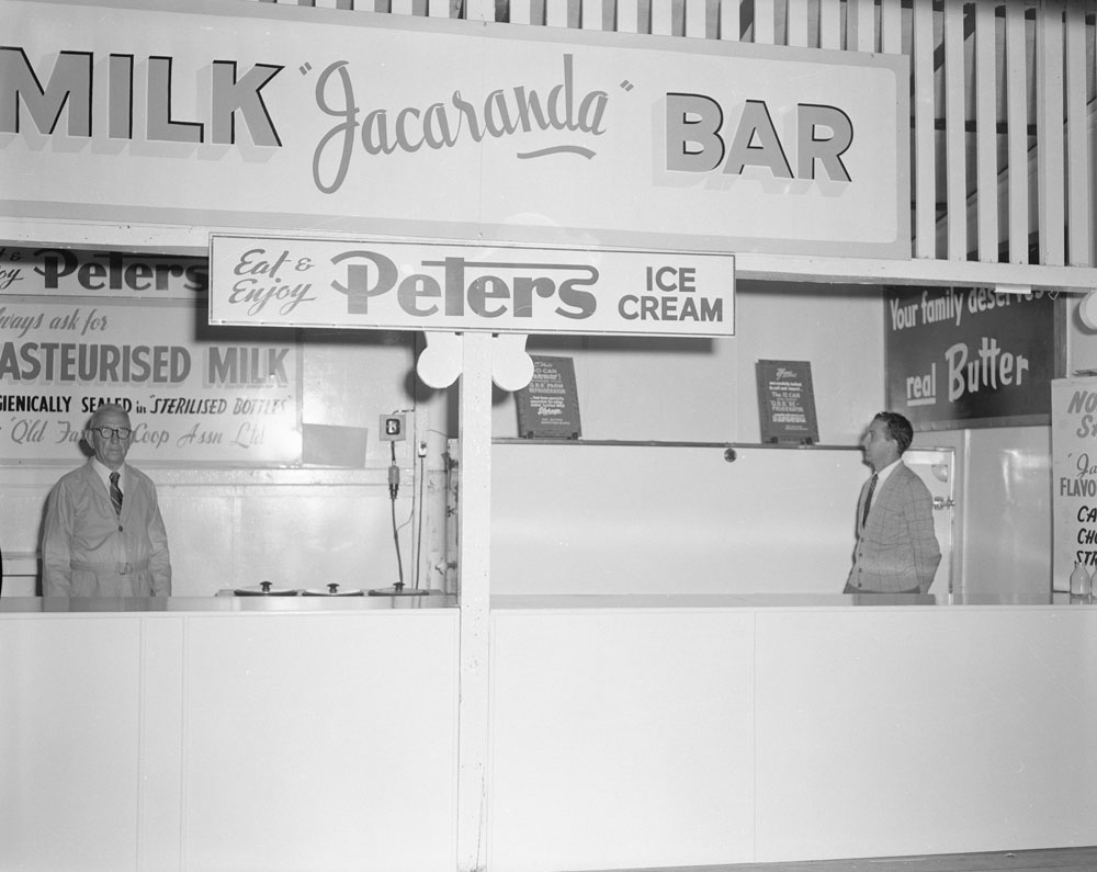 Jacaranda Milk Bar at the Ipswich Show, 1959