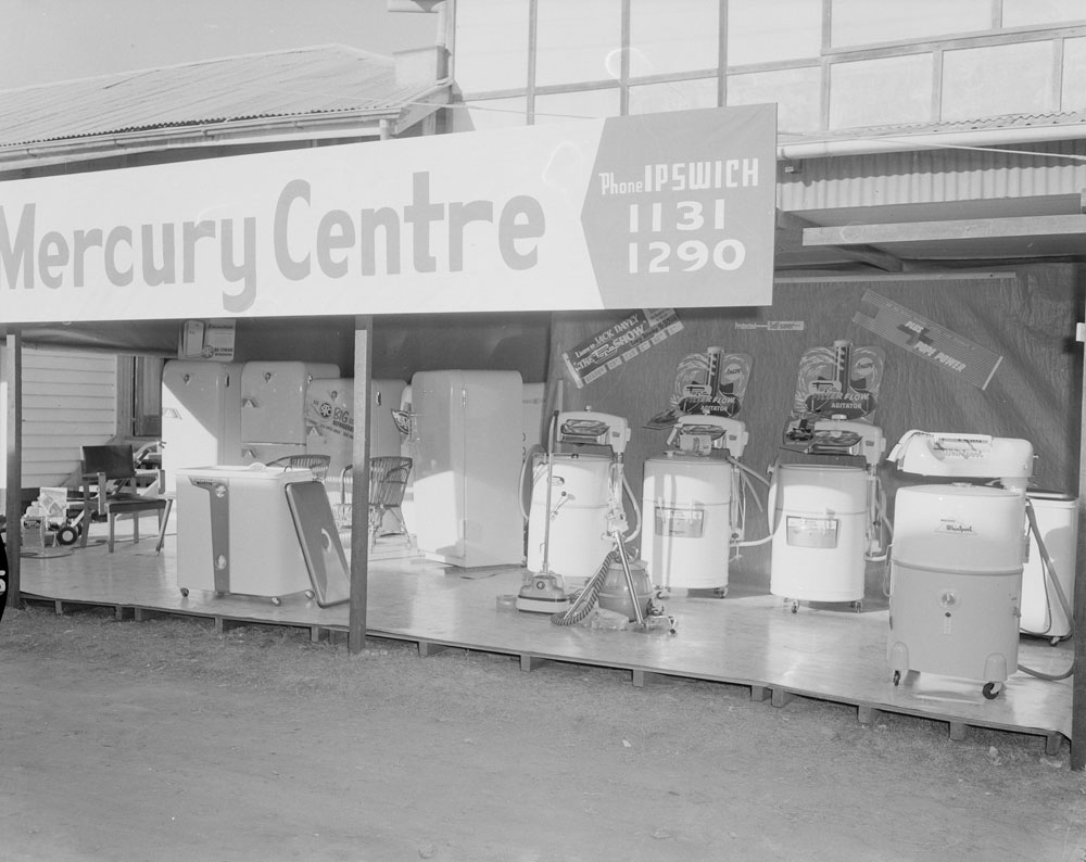 Mercury Centre display at the Ipswich Show, Ipswich, 1959