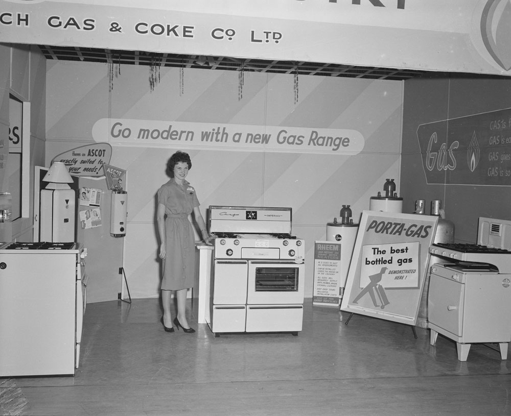 The Ipswich Gas &amp; Coke Co Ltd display at the Ipswich Show, Ipswich 1959