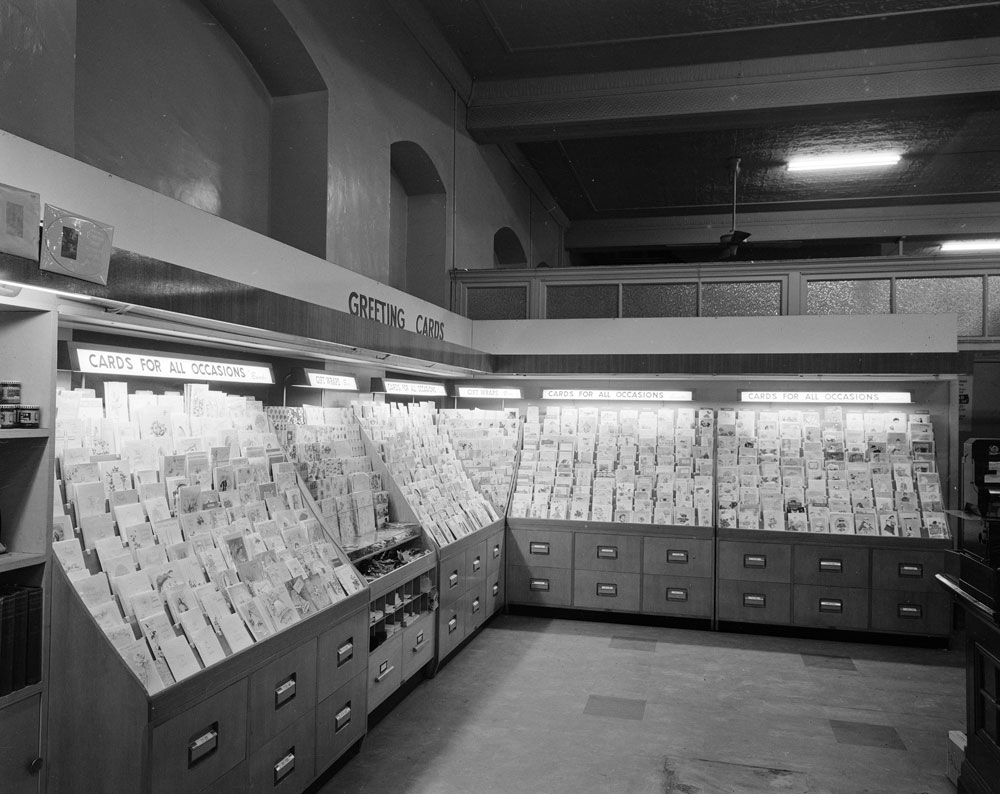 Cribb &amp; Foote Stationery Department, Brisbane Street, Ipswich, 1959
