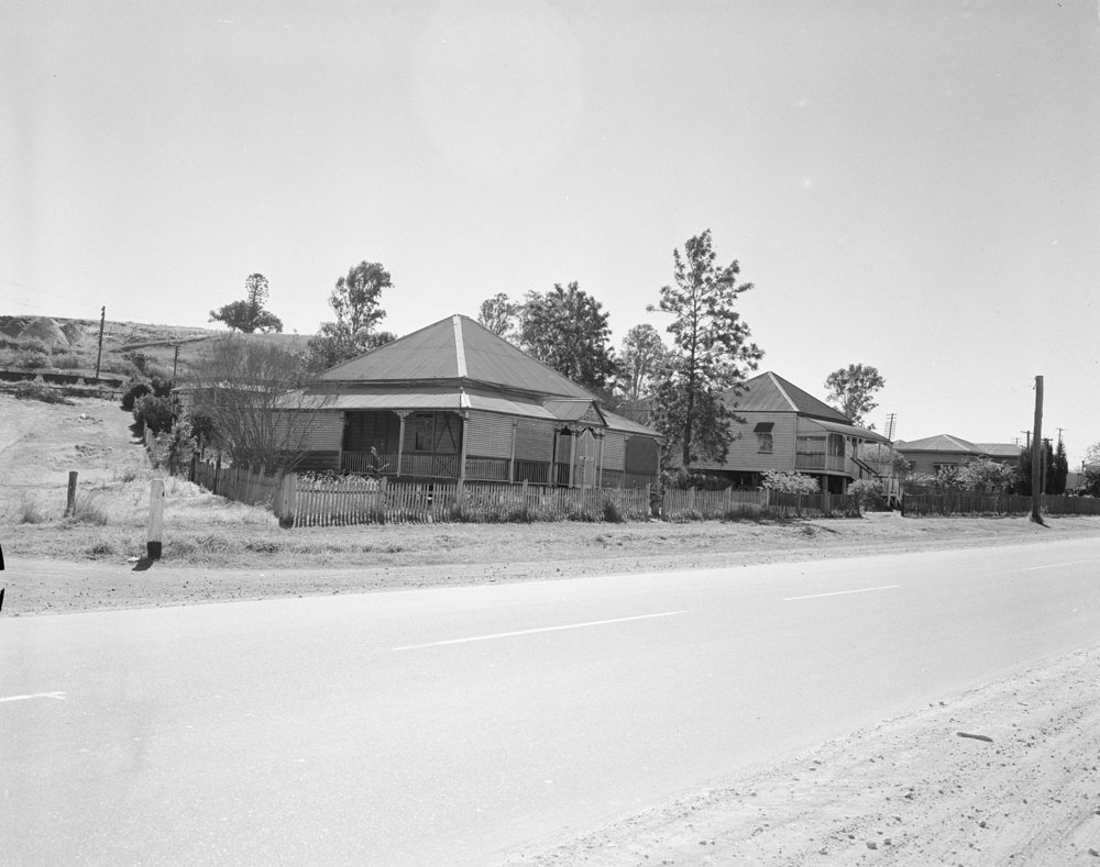 Houses, Brisbane Road, Bundamba, Ipswich, 1959