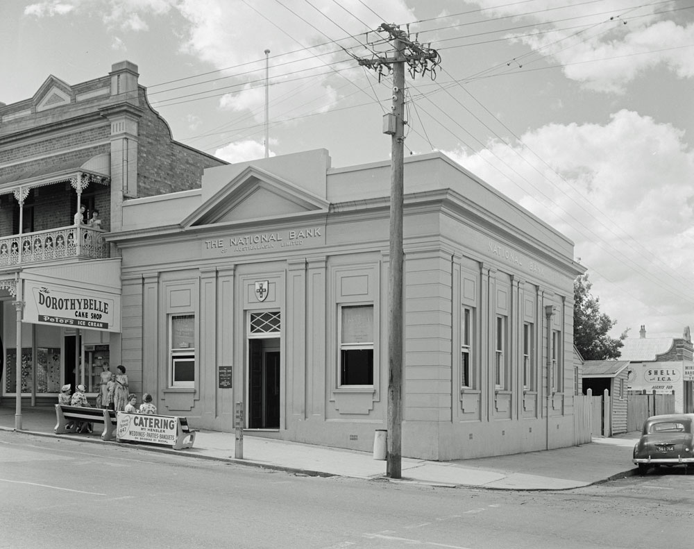 National Bank of Australasia Limited, corner Brisbane and East Street, Ipswich, 1959
