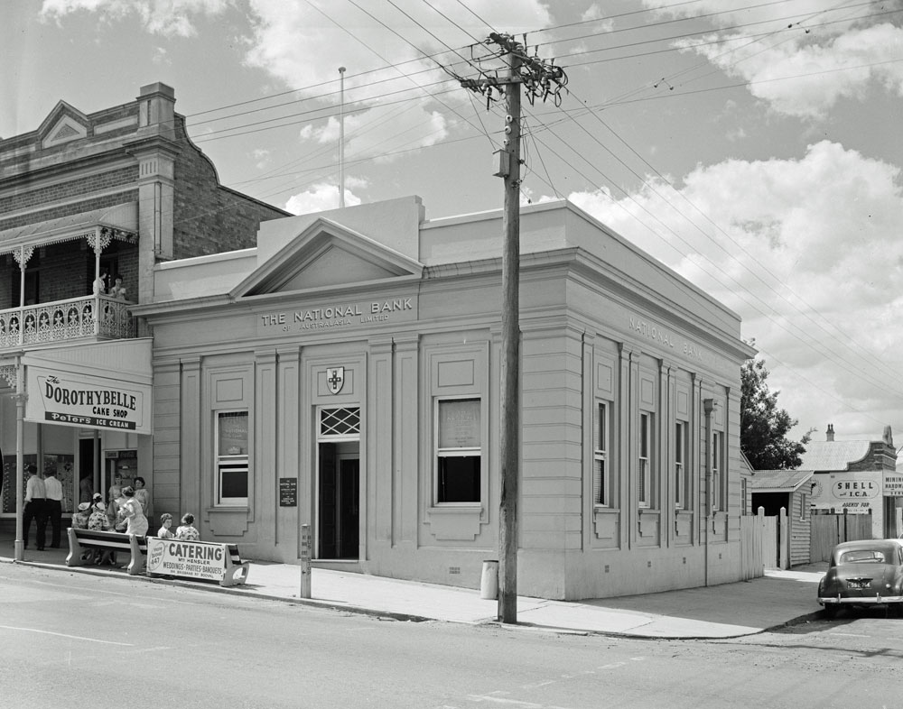 National Bank of Australasia Limited, corner Brisbane and East Street, Ipswich, 1959