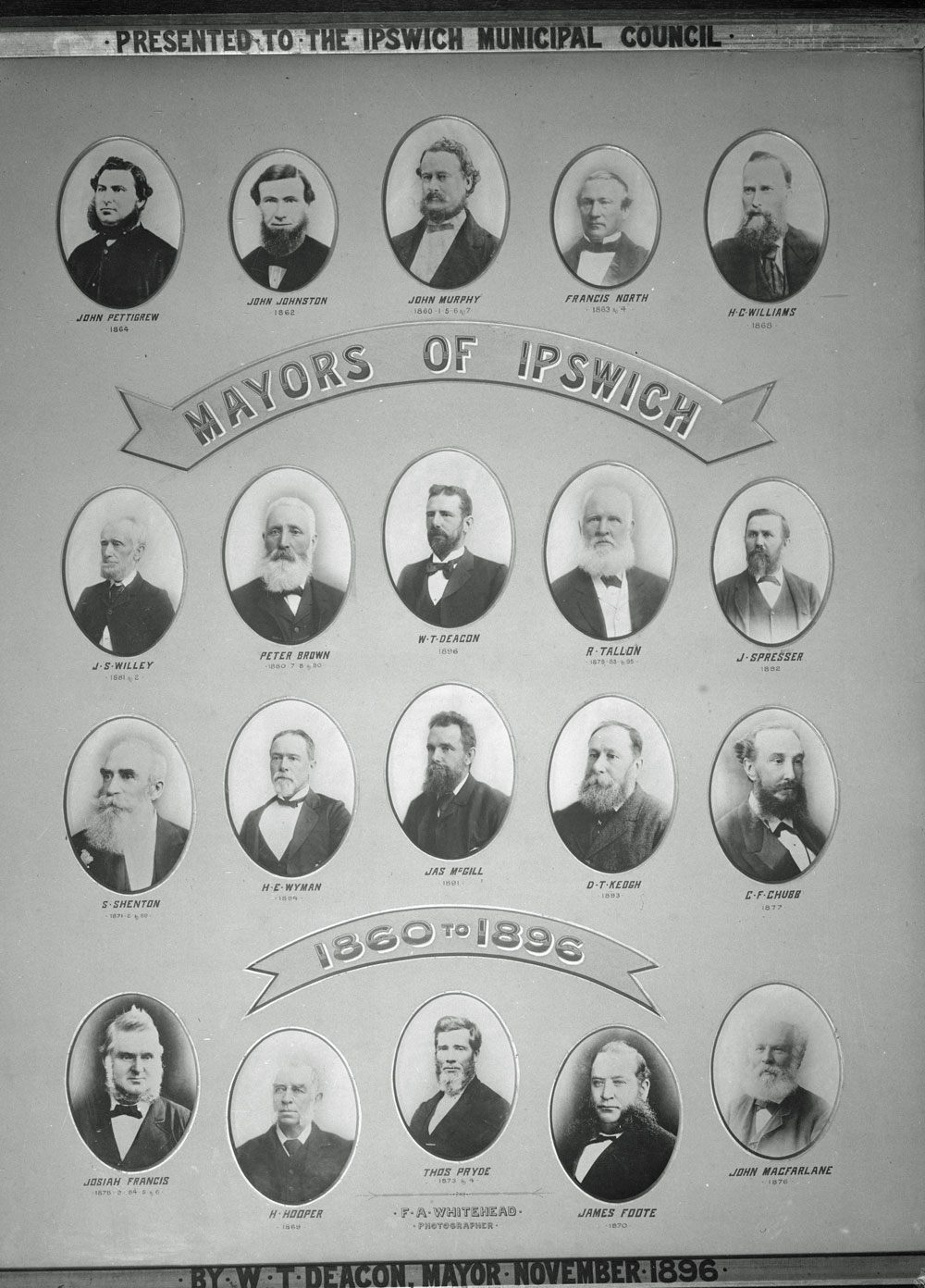Mayors of Ipswich 1860-1896