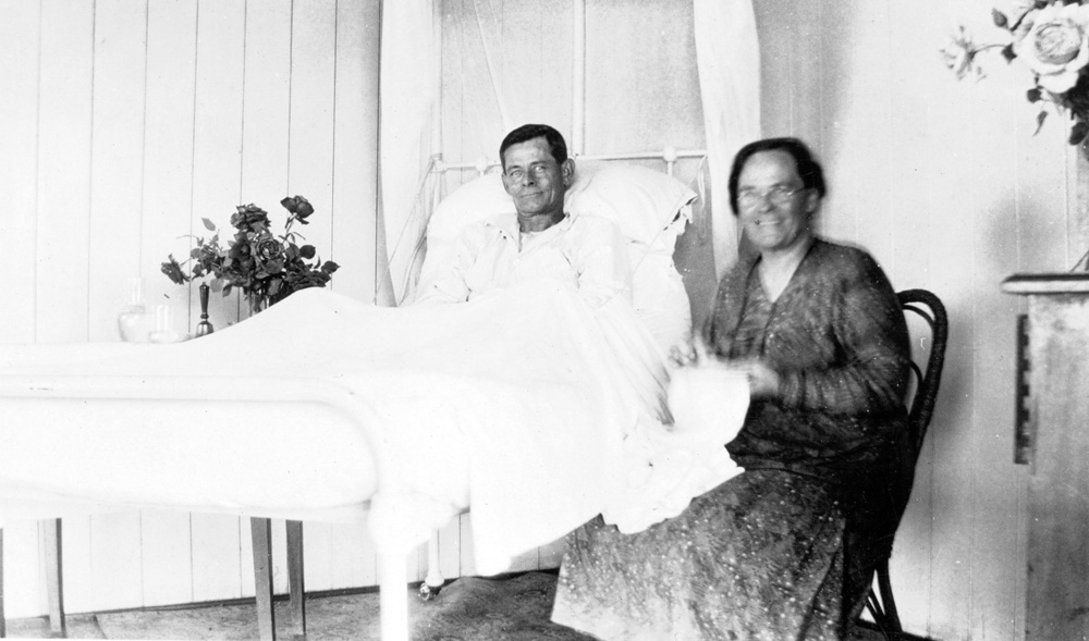Matron Louisa Sirois and George Zerner, Marburg, c.1920