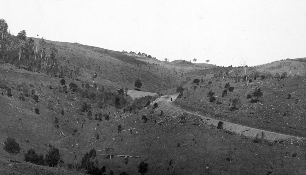 Roadworks over the range from Marburg to Minden, c.1920