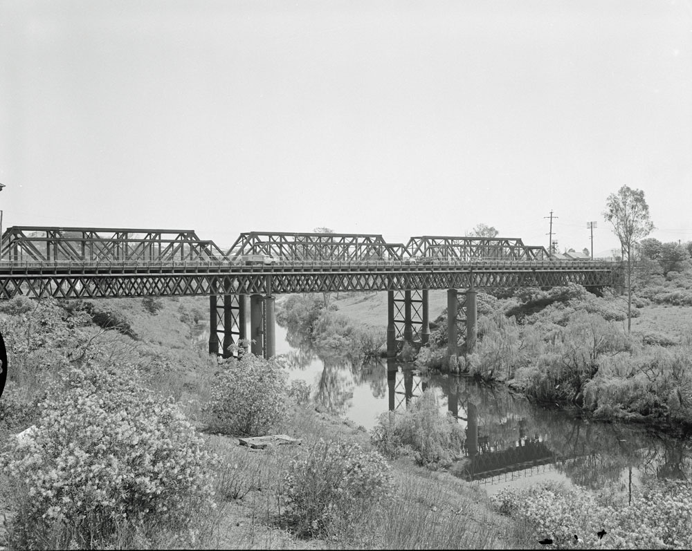 Railway Bridge over the Bremer River, Ipswich, 1959