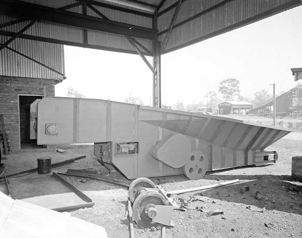 Mining equipment, Box Flat Extended No 5, Swanbank, Ipswich, 1959 -1960