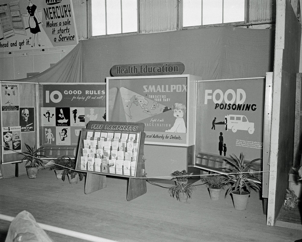 Queensland Health Education Council display at the Ipswich Show, 1960