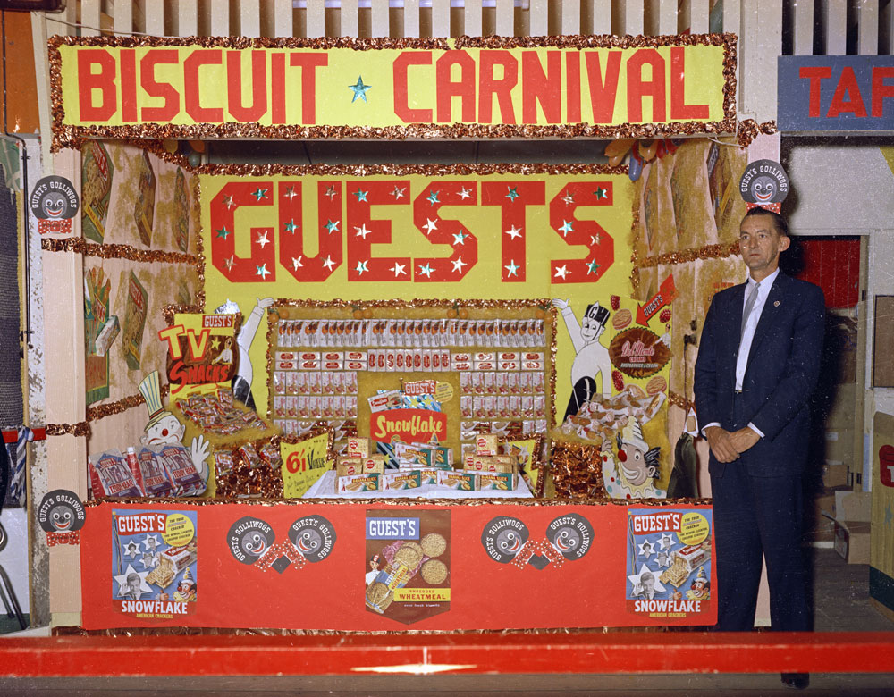 Guests Biscuits display, Ipswich Show,  Ipswich,1960