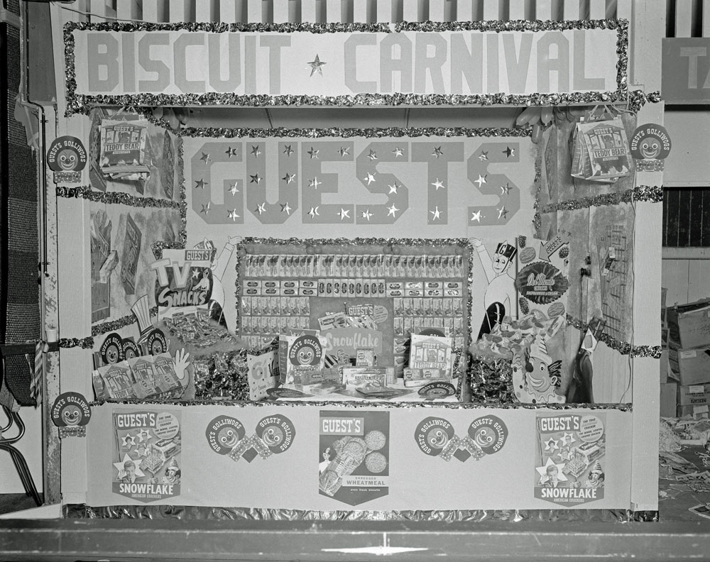 Guests Biscuits display, Ipswich Show, Ipswich, 1960