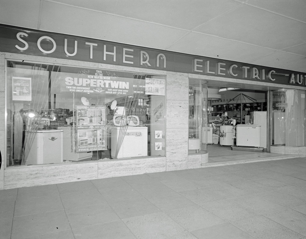 Southern Electric Authority (SEA) storefront, Brisbane Street, Ipswich, 1961
