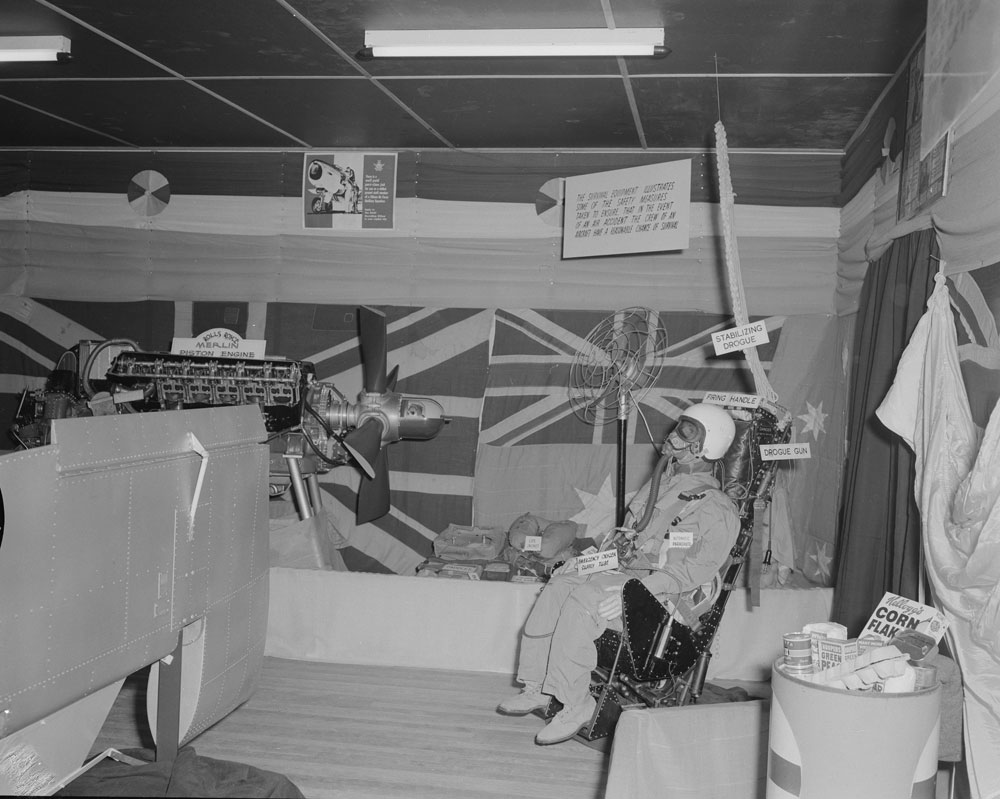 RAAF Equipment Display, Rotary House, Ipswich Show, Ipswich, 1961