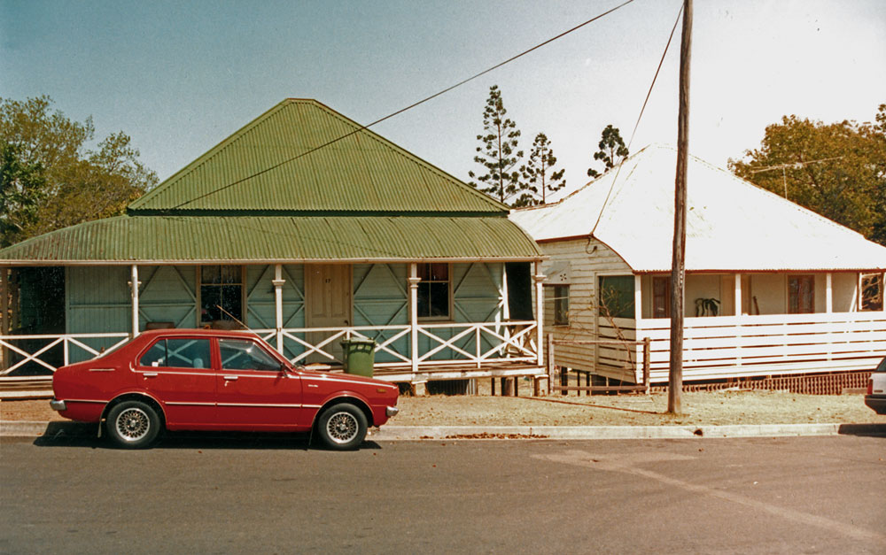 Clay Street, Nos. 17 and 15 (l to r), West Ipswich, 1991
