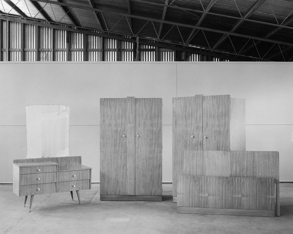 Jordan's Furniture, bedroom suite,  Wulkuraka,  Ipswich, 1963