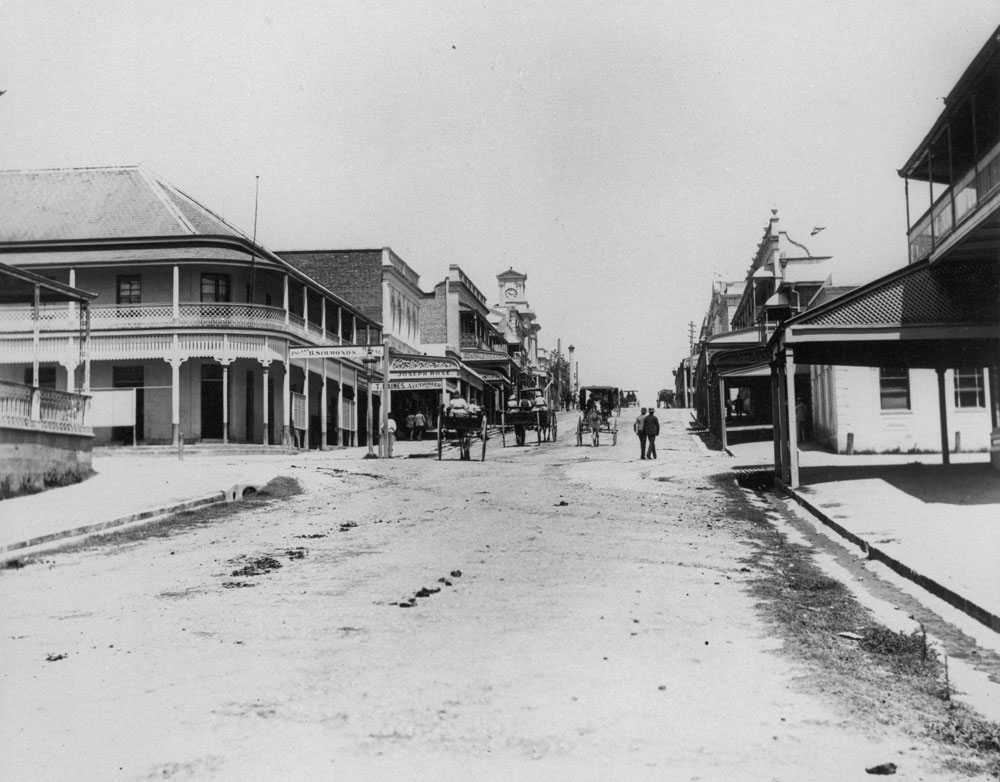 Brisbane Street, looking West, Ipswich, c.1895
