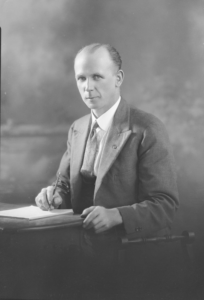 Portrait of Edwin (Ted) Evans, Ipswich, 1930s