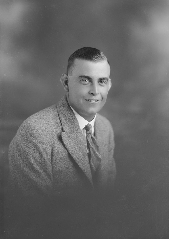 Portrait of John [Jack] Basil Perry Walker, Ipswich, 1930s