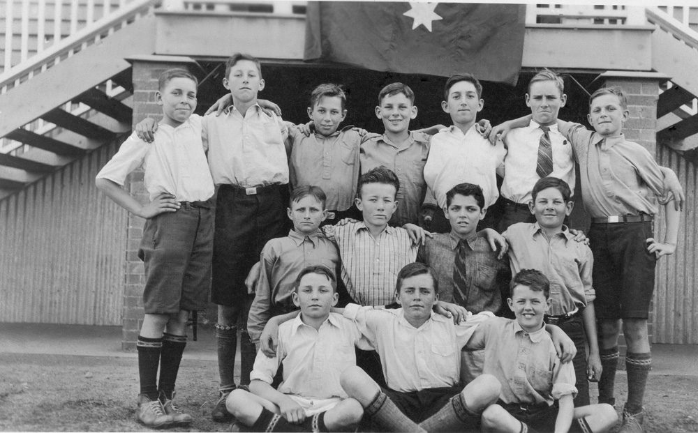 Boys from Silkstone State School, Ipswich, early 1930s