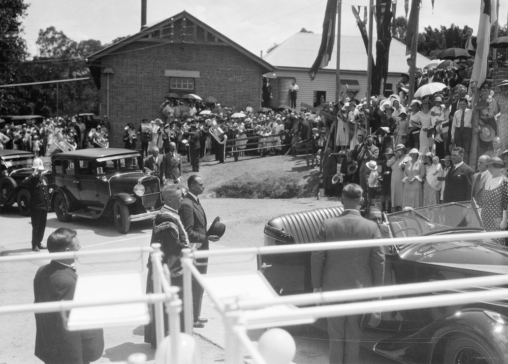 Duke of Gloucester during his visit to the Ipswich General Hospital and Queens Park, Ipswich, 1934