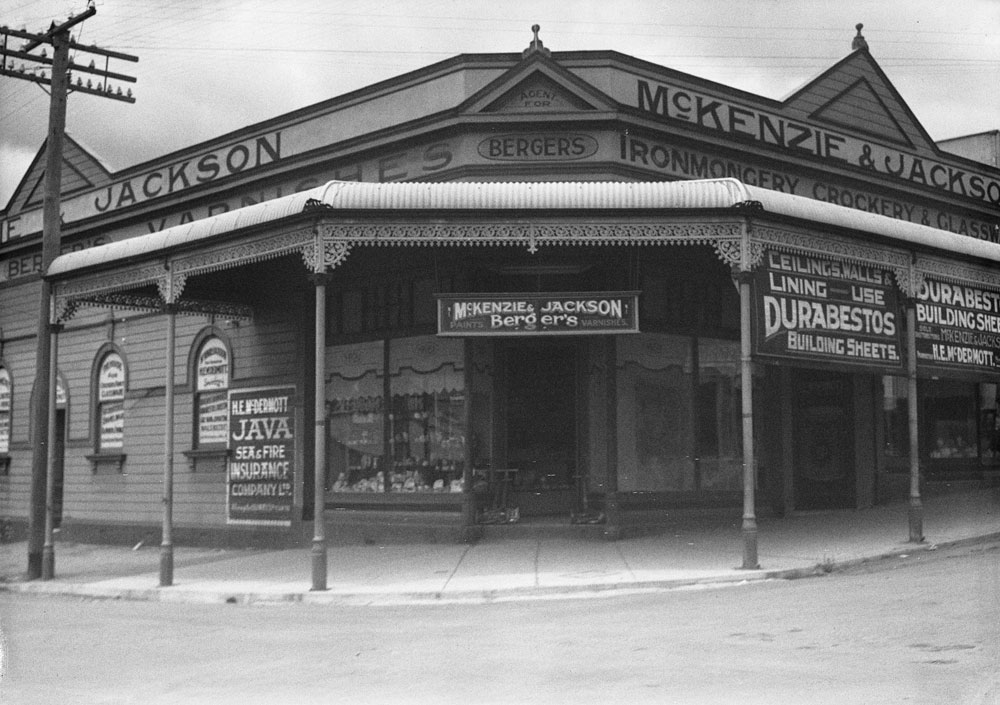 McKenzie and  Jackson, corner of East and Limestone Streets, Ipswich, 1950s